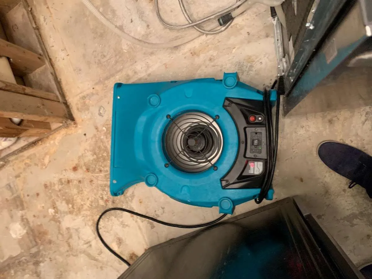 Air mover drying equipment for Mold Remediation & Removal in Coralville
